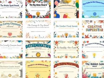 Year 4 End of Year Certificates