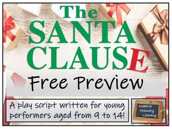 FREE PREVIEW - Christmas Play Script - The Santa Clause