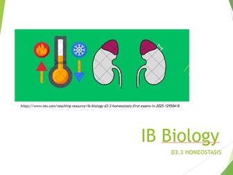 IB Biology 2025 syllabus Topic D3.3