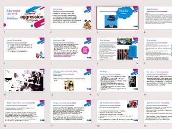 AQA A level Psychology Addiction Course Lesson Power Points for new 2027 specification!