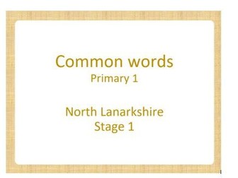 Common words - NL stage 1