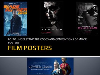 An introduction to the layout and conventions of film posters.