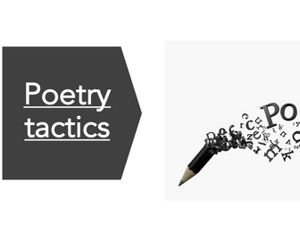 Introduction to Poetic Tactics