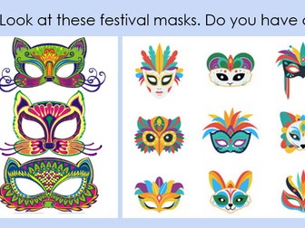 Animal parade masks art and design Year 2