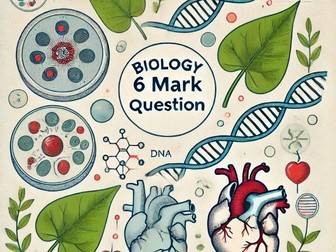 Biology GCSE 6 mark questions with answers