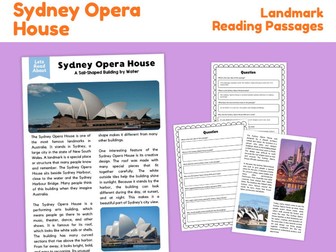 Sydney Opera House Reading Comprehension | Landmark Passages & Questions