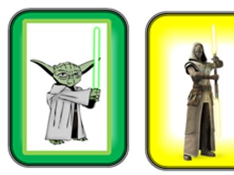 Star Wars Assessment For Learning traffic lights Cards