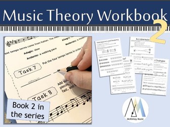Music Theory Workbook 2 for beginners
