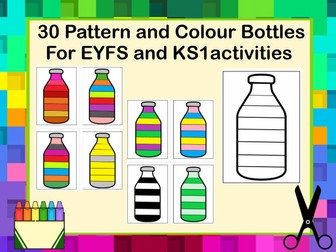 Pattern and Colour Play Bottles
