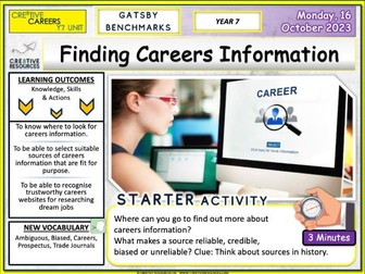 Finding Careers Information - Jobs Careers