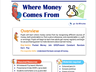 Money Lesson Plans for Key Stage 1 (KS1) | Teaching Resources