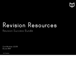 Revision Resources I Collection Bundle