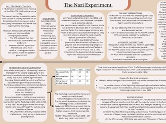 A Level History - AQA - The Quest for Political Stability: Germany 1871-1991