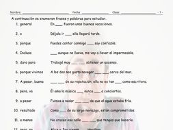 linking words and connectors