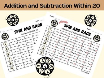 Addition and Subtraction within 20