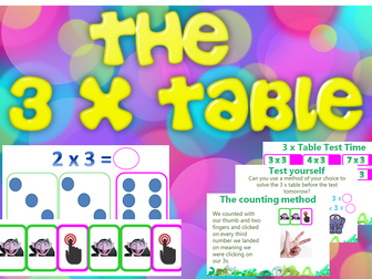 Learning the 3 x table