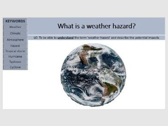 GCSE AQA 1-9 Weather Hazards
