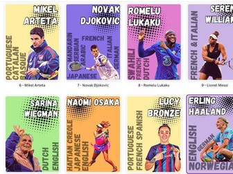 MFL posters - Sportspeople