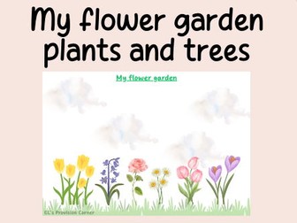 Make a flower garden- Science- Plants- continuous provision