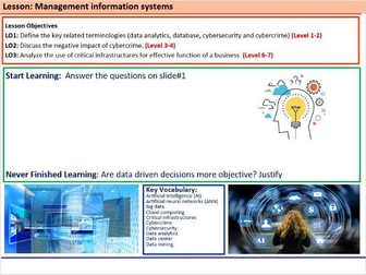 IB DP Business Management - Management Information System