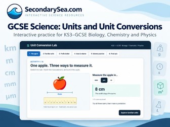 KS3-GCSE Science: Unit Conversions Lab