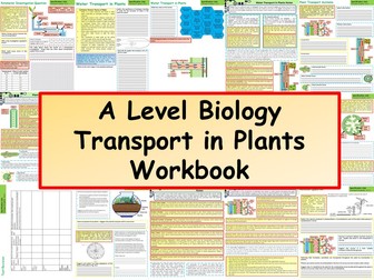 A Level Biology: Transport in Plants Workbook