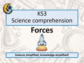 Forces KS3 science comprehension