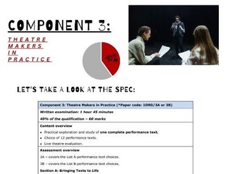 Pearson Edexcel - GCSE Drama Component 3: 4 & 6 Marker
