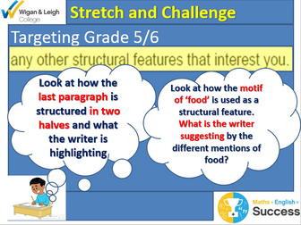 AQA Paper 1 Q3 - Structure Lessons (Brighton Rock / City of the Beasts)