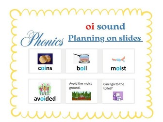 Year 1 Phonics oi sound Full Lesson