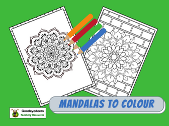 Mandala Patterns to Colour