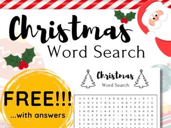 Christmas Word Search (Wordsearch)
