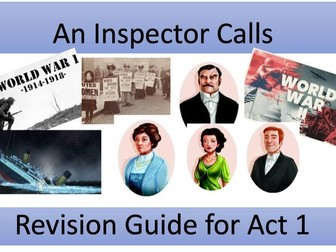 An Inspector Calls Act 1 Revision Pack