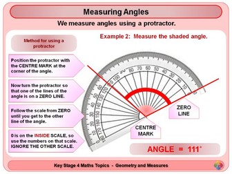 Angles - Measuring Angles KS4