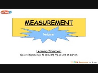 Measurement Volume of Prisms: Differentiated + Editable PPT + Codebreaker L1