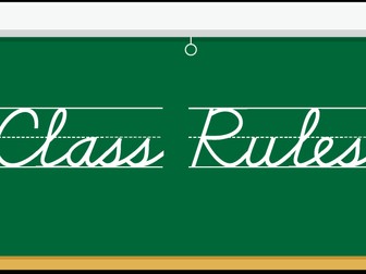 Setting expectations & rules lesson / creating the perfect classroom (perfect for September)
