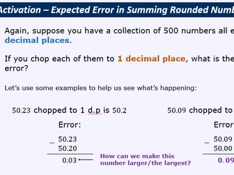 Numerical Methods -  Approximations (Further Maths)