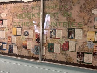 Recommended reading display - around the world
