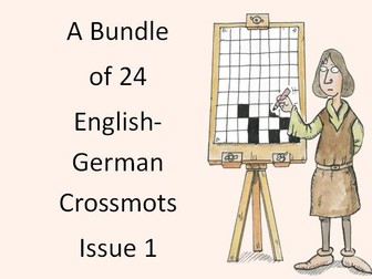 A Bundle of 24 English-German Crossmots