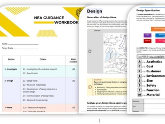 Design and Technology GCSE NEA Guidance document