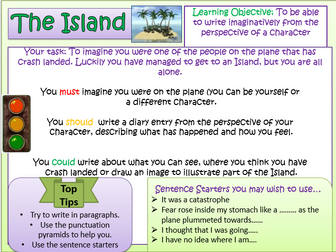 The Island Project - Creative Project - KS3 based