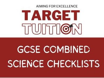 GCSE Combined Science Checklists (AQA)