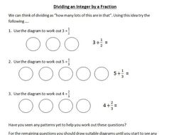 Dividing integers by fractions | Teaching Resources