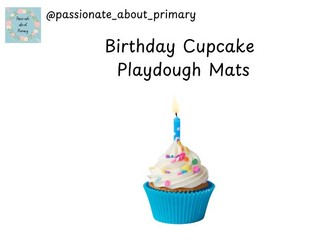 Birthday Buns Playdough Mats