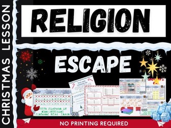 Christmas RE Quiz Escape 2024