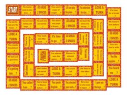 Tag Questions Board Game