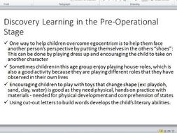 English Language Piaget Cognitive Theory Lesson (15 Slides)
