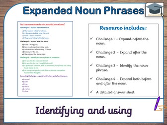 Expanded Noun Phrase (Differentiated)