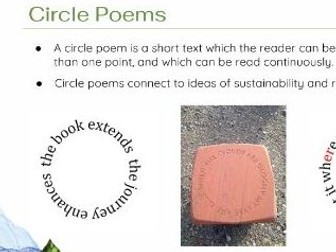 National Poetry Day - Circle Poems