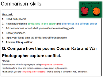 EDEXCEL Conflict Poetry - example question